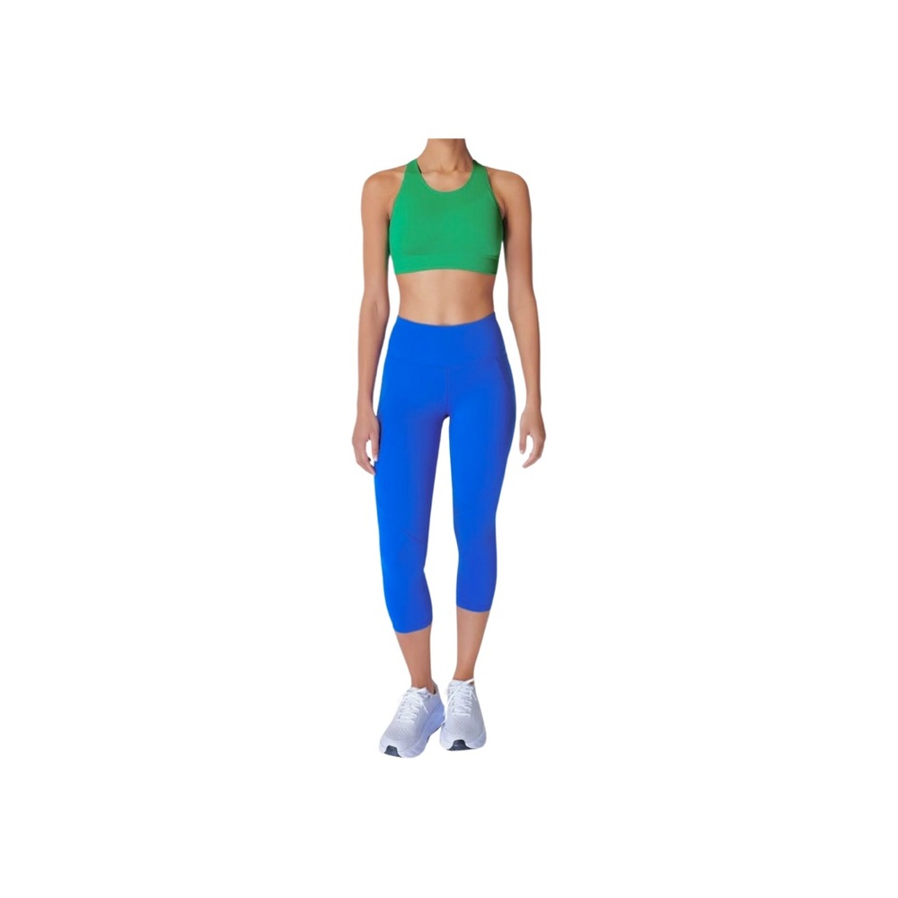 ALO SPORT Cobalt Blue Cropped Leggings Small